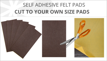 CUT TO SIZE SELF ADHESIVE FELT PADS